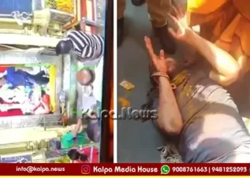 Hyderabad Santoshi Mata Temple Attack Priest Idol