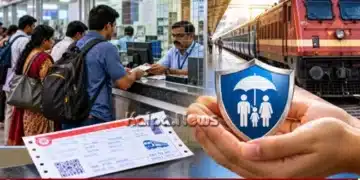 Indian Railway Courter Ticket Passengers Will Get Insurance copy