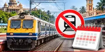 SWR Bengaluru Tumkur MEMU Train Cancelled 12 Days