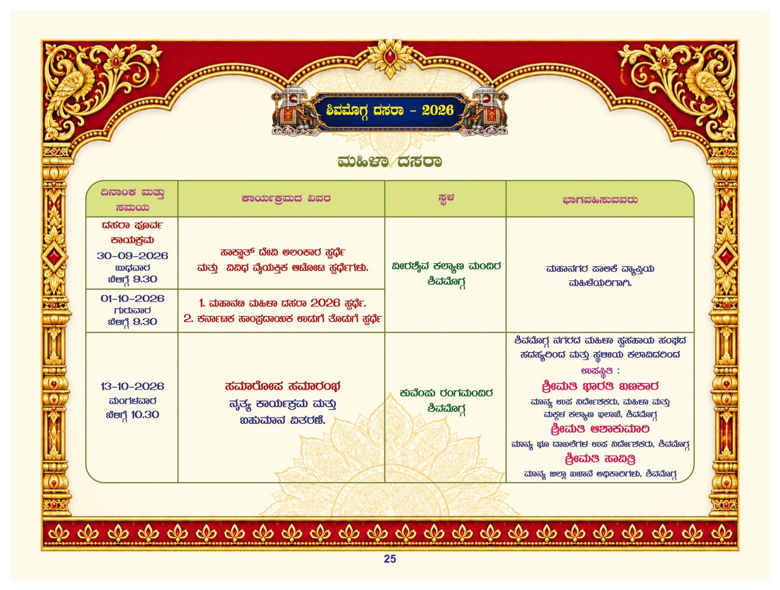 Shivamogga Dasara 2026 Page 12