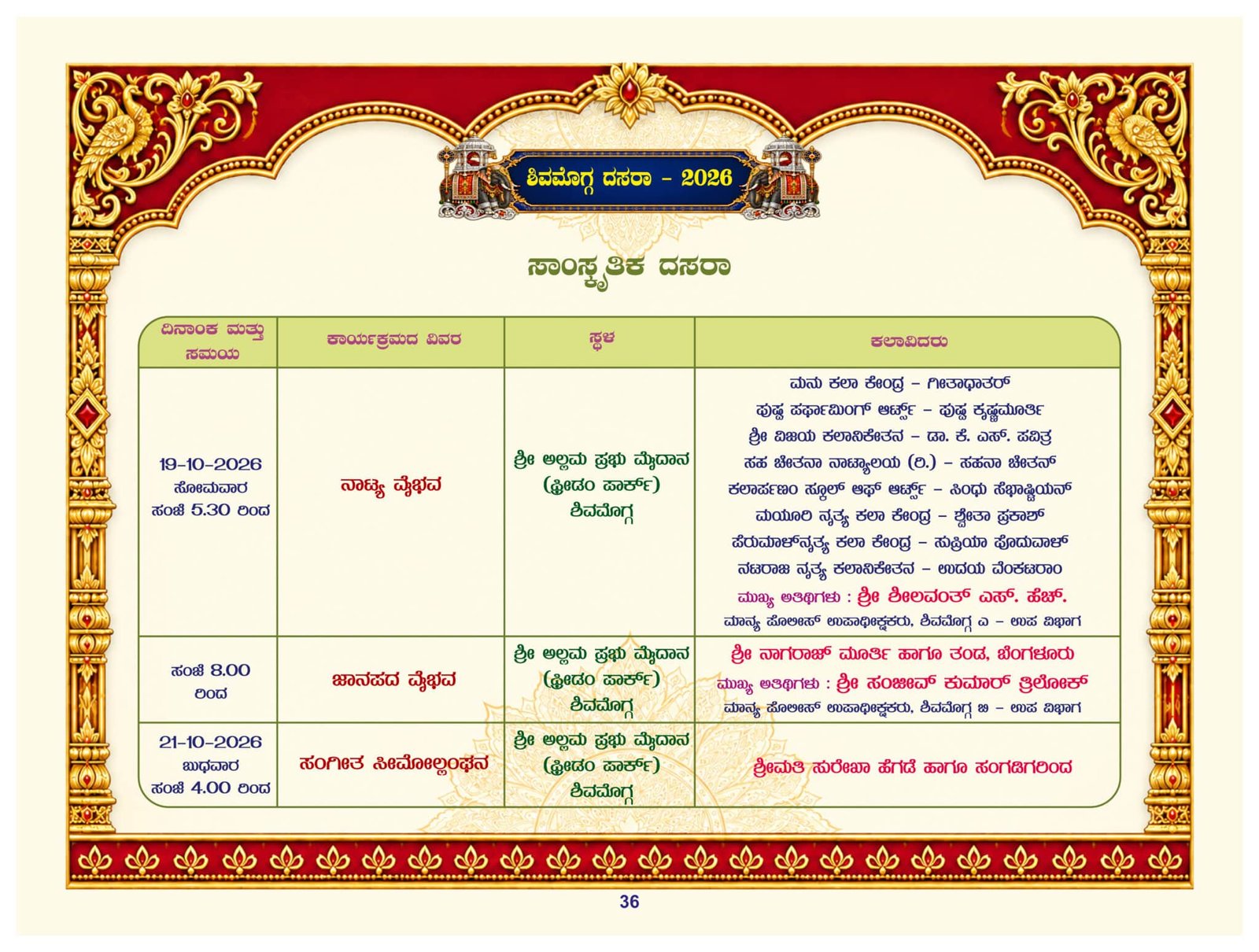 Shivamogga Dasara