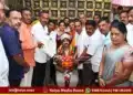 Soraba minister Madhu Bangarappa Visits Durga Temple