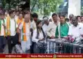 bengaluru padayatre munirathna nda candidates nomination