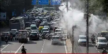 delhi ncr overnight rain temperature dips