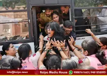 delhi protest crackdown youth leader abhijeet dipke detained