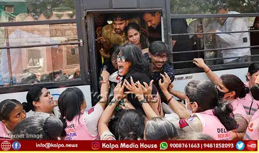 delhi protest crackdown youth leader abhijeet dipke detained