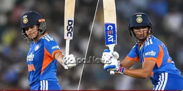 harmanpreet shafali fifties india 3-0 clean sweep zimbabwe