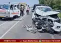kundapura car scooter accident rider dies