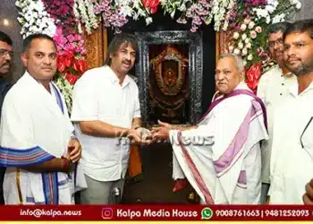 madhu bangarappa visits sigandur chandragutti temples