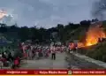 manipur suspected militants attack 15 houses burn