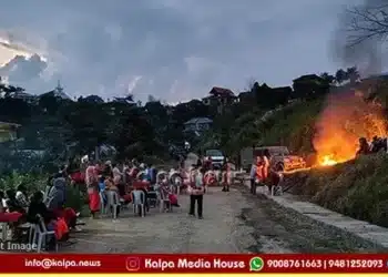 manipur suspected militants attack 15 houses burn
