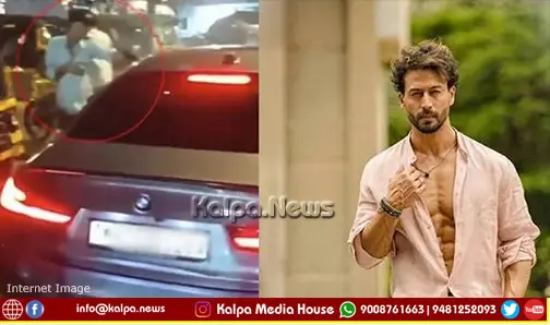 mumbai tiger shroff car Gun firing