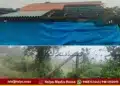 sorab storm rain heavy damage tree falls on power line