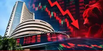 stock market sensex nifty fall india